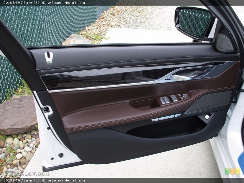 Mocha Interior Door Panel for the 2018 BMW 7 Series 750i xDrive Sedan #120067365