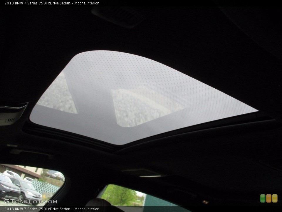 Mocha Interior Sunroof for the 2018 BMW 7 Series 750i xDrive Sedan #120067389