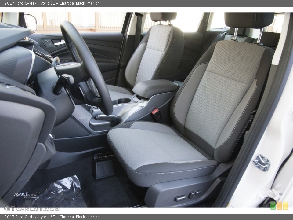 Charcoal Black Interior Front Seat for the 2017 Ford C-Max Hybrid SE #120067602
