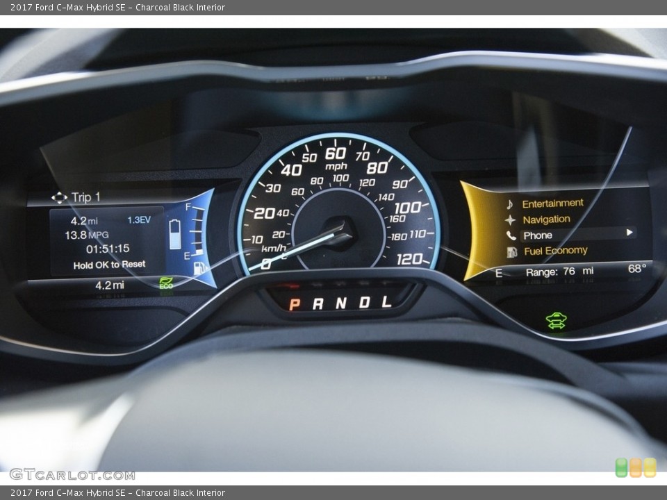 Charcoal Black Interior Gauges for the 2017 Ford C-Max Hybrid SE #120067702