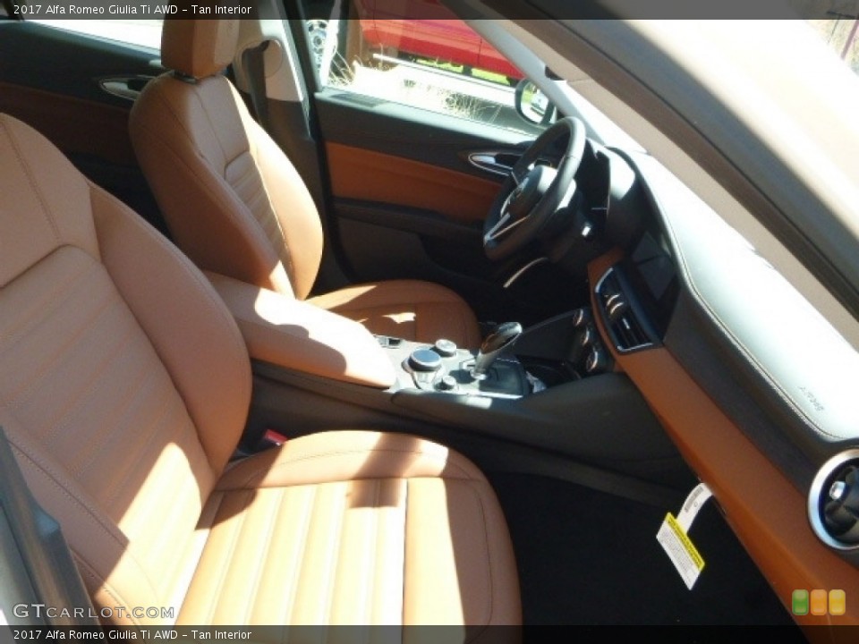 Tan Interior Front Seat for the 2017 Alfa Romeo Giulia Ti AWD #120070002