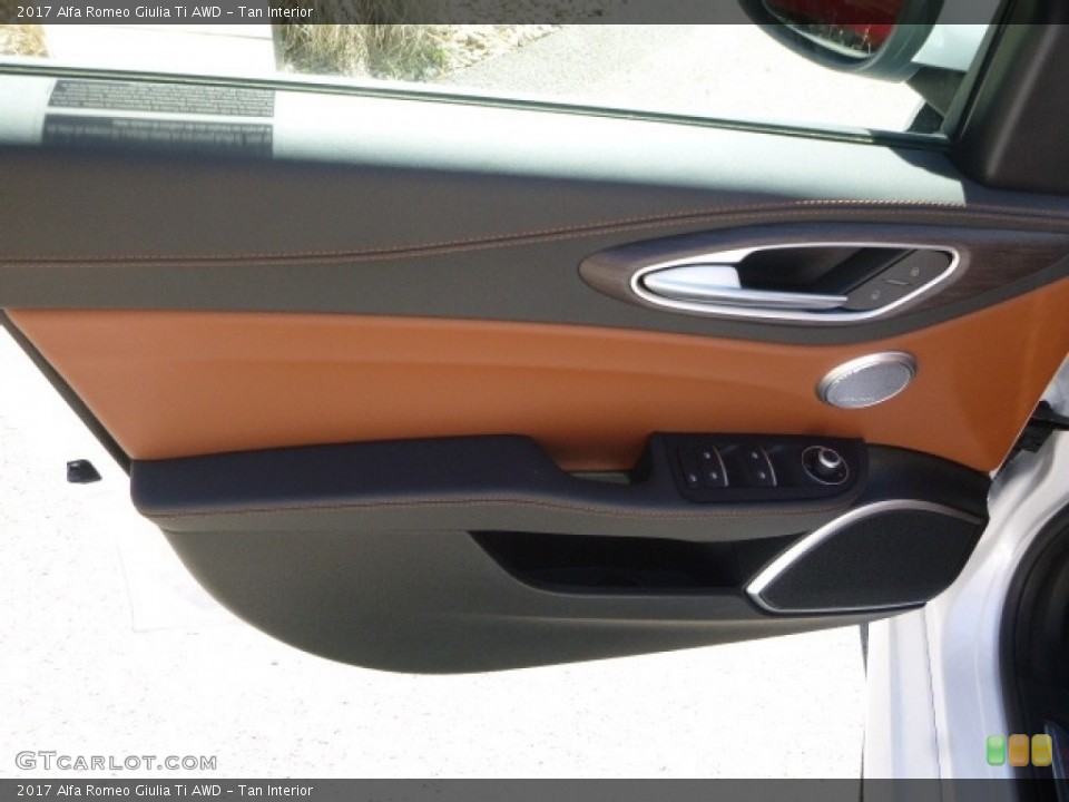 Tan Interior Door Panel for the 2017 Alfa Romeo Giulia Ti AWD #120070119