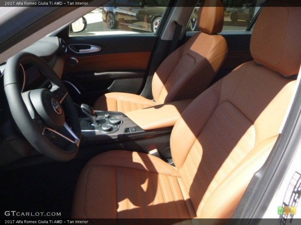 Tan Interior Front Seat for the 2017 Alfa Romeo Giulia Ti AWD #120070131