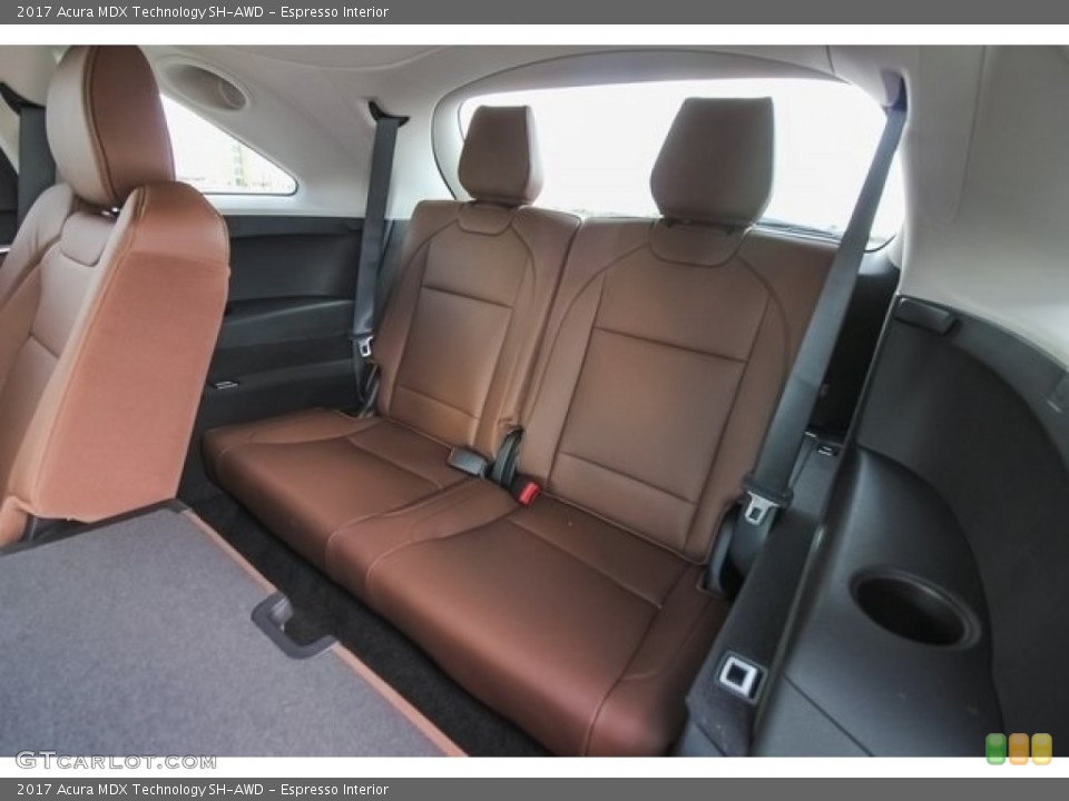Espresso Interior Rear Seat for the 2017 Acura MDX Technology SH-AWD #120073410