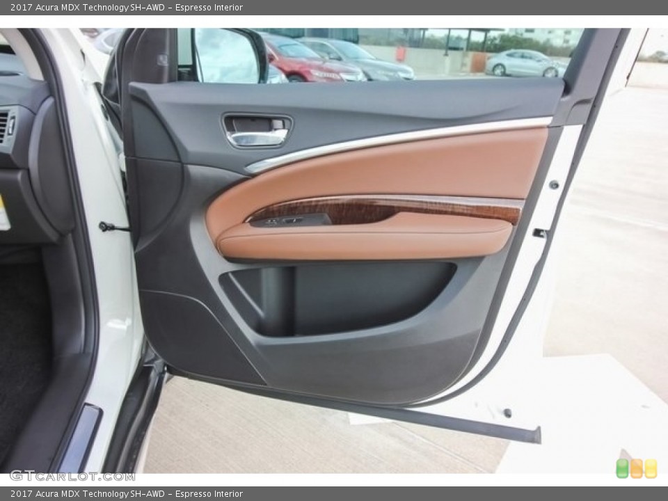Espresso Interior Door Panel for the 2017 Acura MDX Technology SH-AWD #120073506