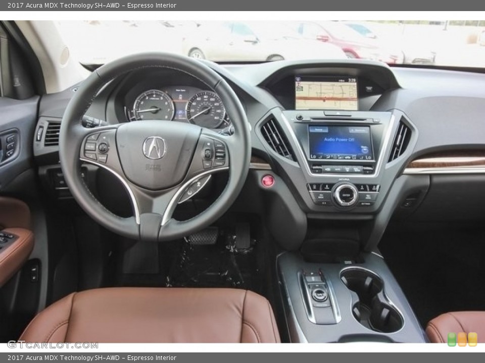 Espresso Interior Dashboard for the 2017 Acura MDX Technology SH-AWD #120073596