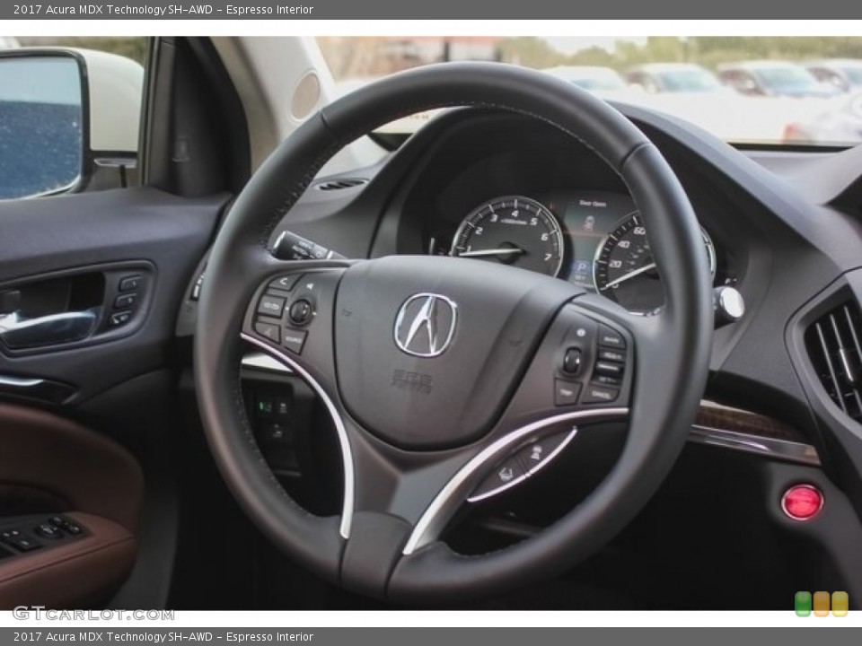 Espresso Interior Steering Wheel for the 2017 Acura MDX Technology SH-AWD #120073614