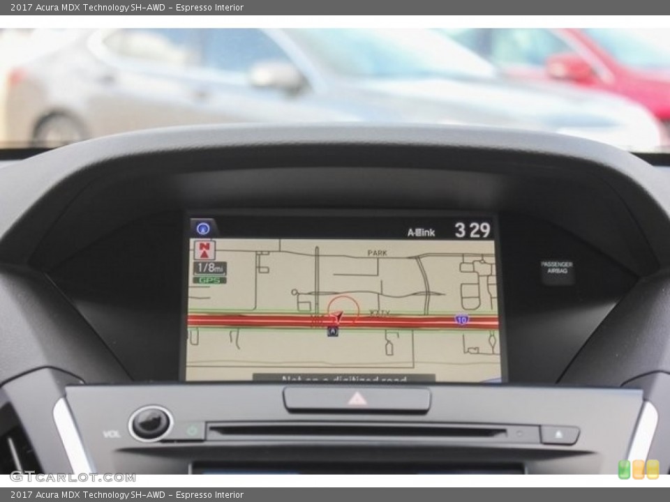 Espresso Interior Navigation for the 2017 Acura MDX Technology SH-AWD #120073644