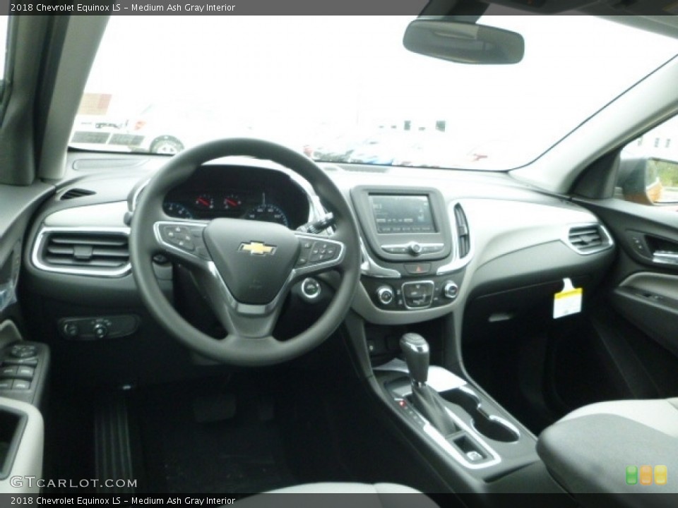 Medium Ash Gray Interior Dashboard for the 2018 Chevrolet Equinox LS #120074586