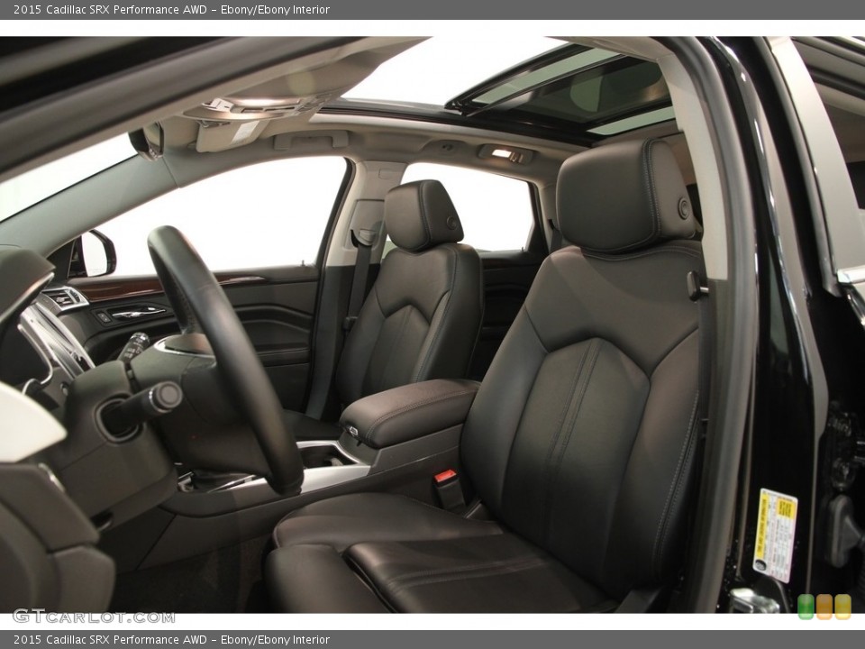 Ebony/Ebony Interior Photo for the 2015 Cadillac SRX Performance AWD #120075714