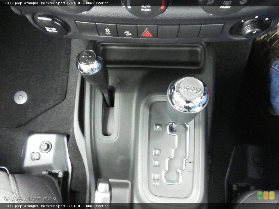 Black Interior Transmission for the 2017 Jeep Wrangler Unlimited Sport 4x4 RHD #120077799