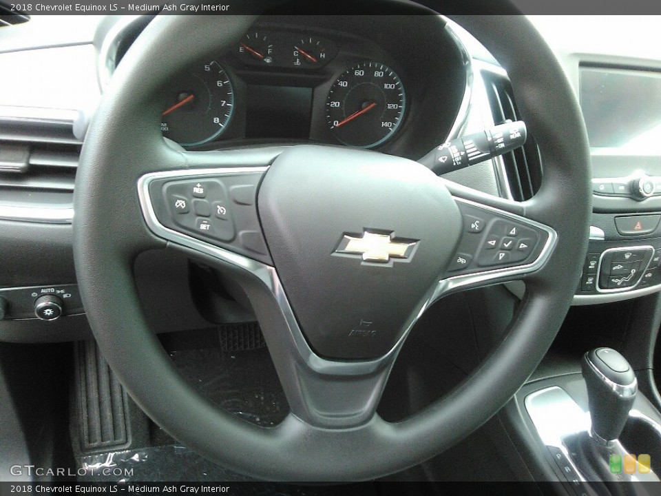 Medium Ash Gray Interior Steering Wheel for the 2018 Chevrolet Equinox LS #120086940