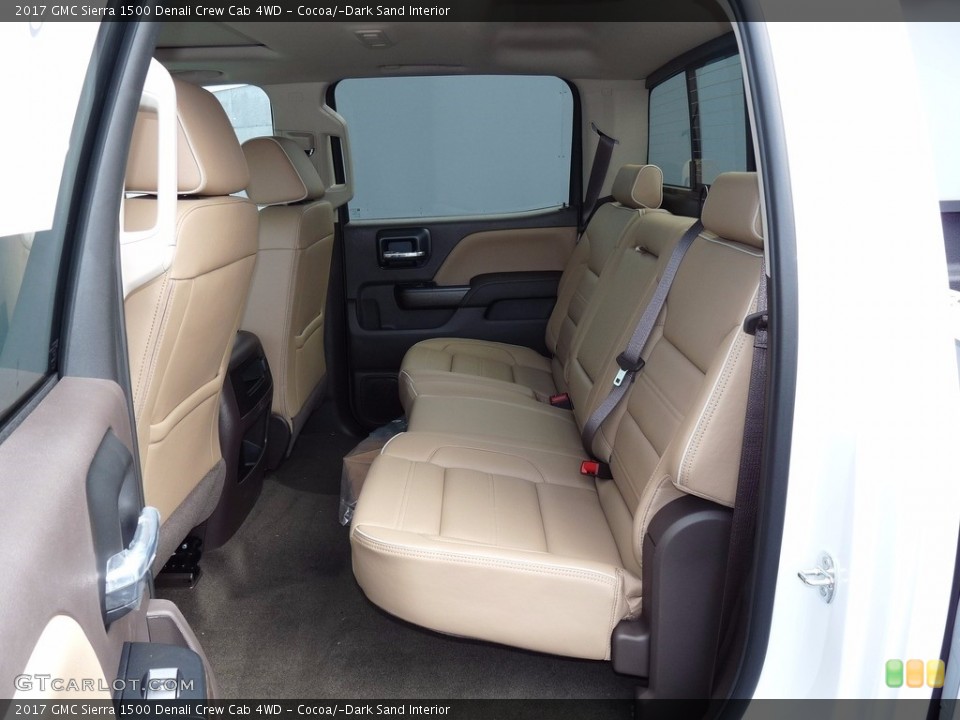 Cocoa/­Dark Sand Interior Rear Seat for the 2017 GMC Sierra 1500 Denali Crew Cab 4WD #120087984