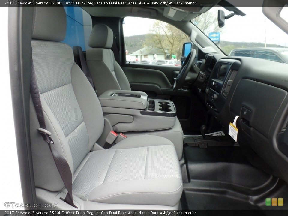 Dark Ash/Jet Black Interior Front Seat for the 2017 Chevrolet Silverado 3500HD Work Truck Regular Cab Dual Rear Wheel 4x4 #120090579