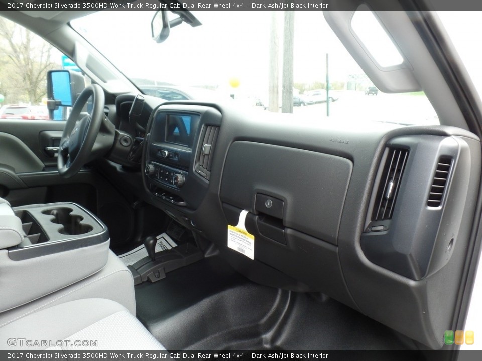 Dark Ash/Jet Black Interior Dashboard for the 2017 Chevrolet Silverado 3500HD Work Truck Regular Cab Dual Rear Wheel 4x4 #120090601