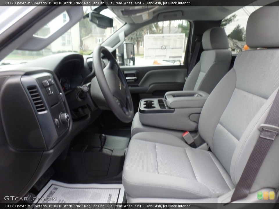 Dark Ash/Jet Black Interior Front Seat for the 2017 Chevrolet Silverado 3500HD Work Truck Regular Cab Dual Rear Wheel 4x4 #120090621