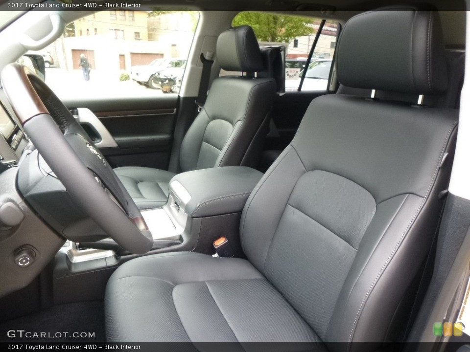 Black Interior Front Seat for the 2017 Toyota Land Cruiser 4WD #120097329