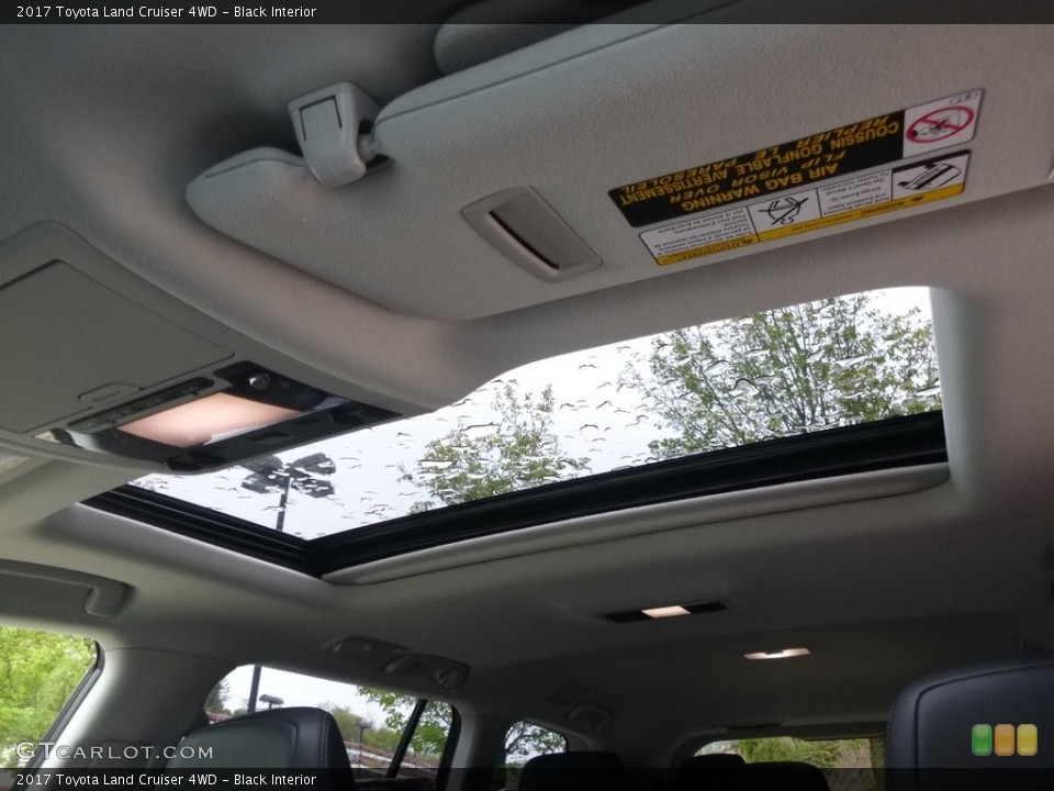 Black Interior Sunroof for the 2017 Toyota Land Cruiser 4WD #120097458