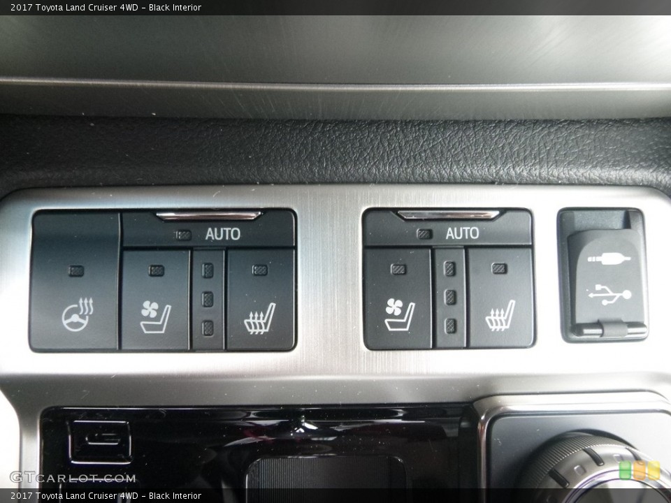 Black Interior Controls for the 2017 Toyota Land Cruiser 4WD #120097536
