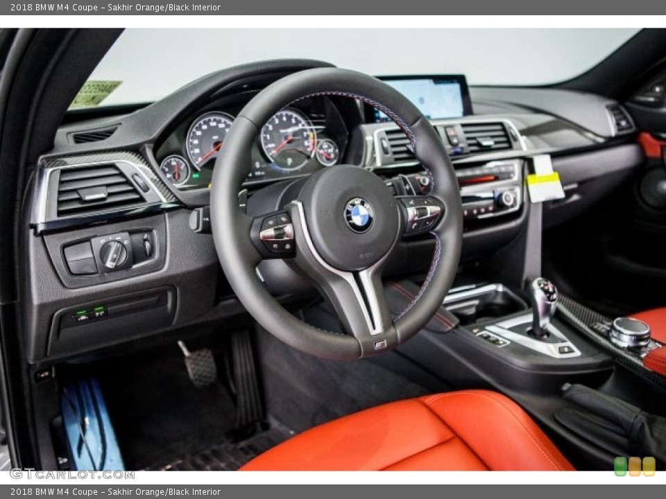 Sakhir Orange/Black Interior Dashboard for the 2018 BMW M4 Coupe #120099249