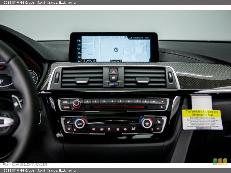 Sakhir Orange/Black Interior Controls for the 2018 BMW M4 Coupe #120099267