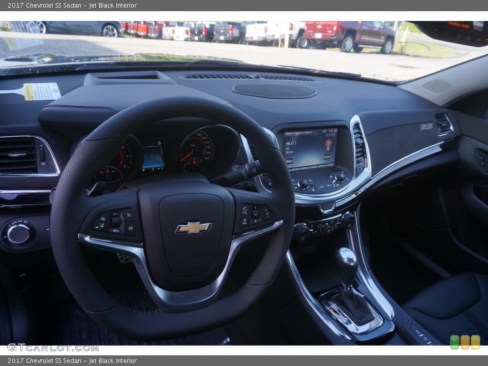 Jet Black Interior Dashboard for the 2017 Chevrolet SS Sedan #120102516