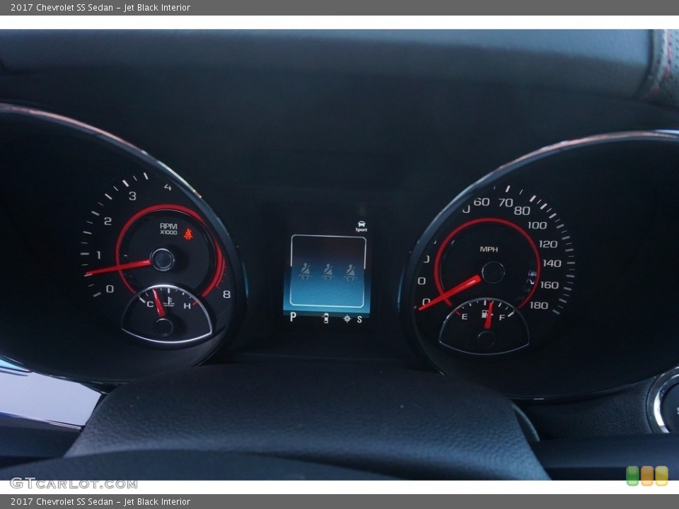 Jet Black Interior Gauges for the 2017 Chevrolet SS Sedan #120102564