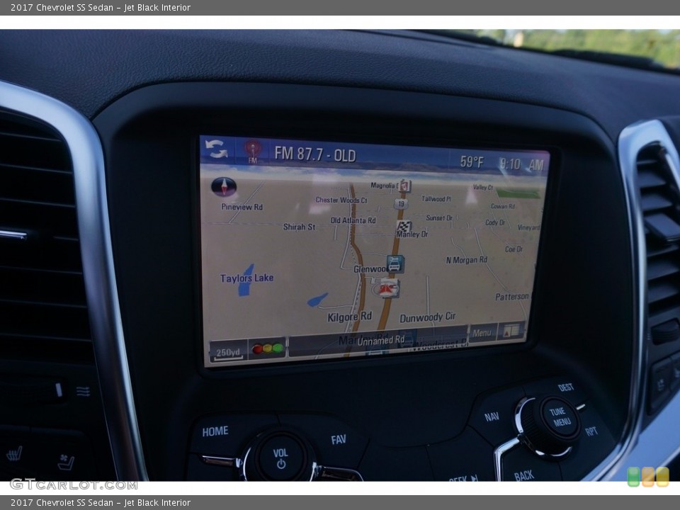 Jet Black Interior Navigation for the 2017 Chevrolet SS Sedan #120102603