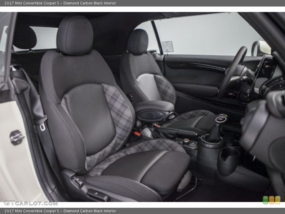 Diamond Carbon Black Interior Photo for the 2017 Mini Convertible Cooper S #120106971