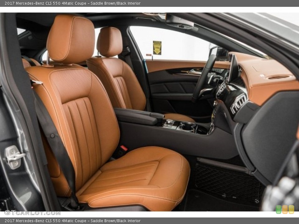 Saddle Brown/Black Interior Photo for the 2017 Mercedes-Benz CLS 550 4Matic Coupe #120108117