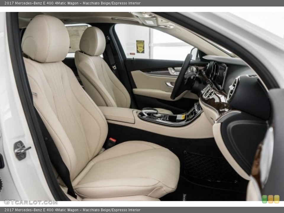 Macchiato Beige/Espresso Interior Photo for the 2017 Mercedes-Benz E 400 4Matic Wagon #120108357