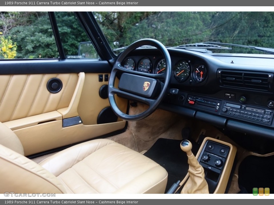 Cashmere Beige Interior Transmission for the 1989 Porsche 911 Carrera Turbo Cabriolet Slant Nose #120111048