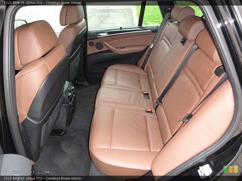Cinnamon Brown Interior Rear Seat for the 2013 BMW X5 xDrive 35d #120112179