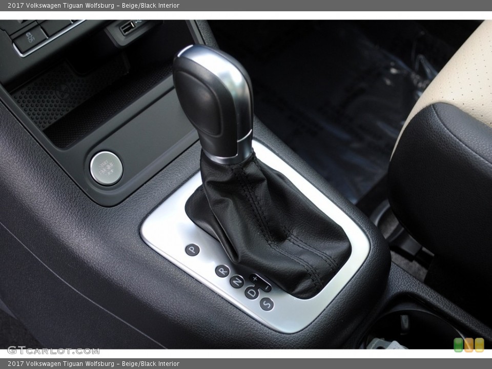 Beige/Black Interior Transmission for the 2017 Volkswagen Tiguan Wolfsburg #120115464