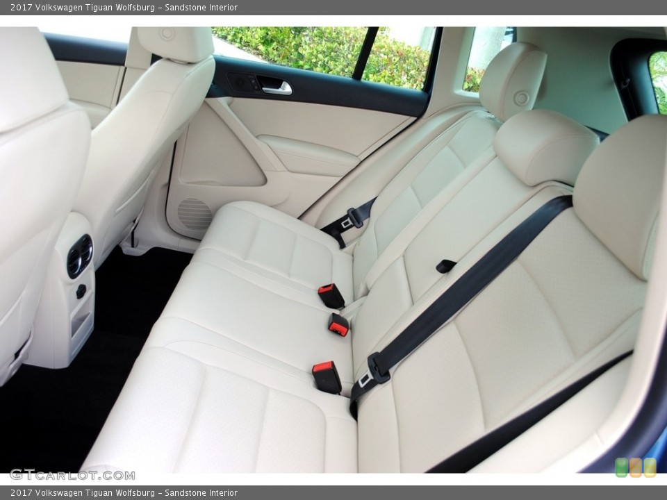 Sandstone Interior Rear Seat for the 2017 Volkswagen Tiguan Wolfsburg #120115875