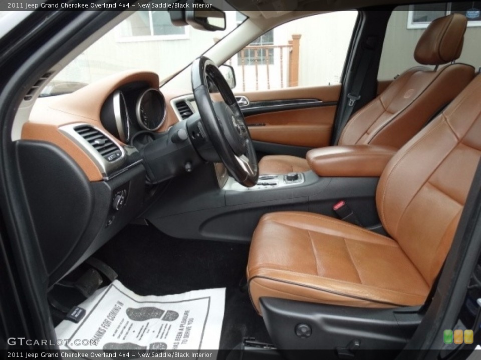 New Saddle/Black Interior Photo for the 2011 Jeep Grand Cherokee Overland 4x4 #120117417