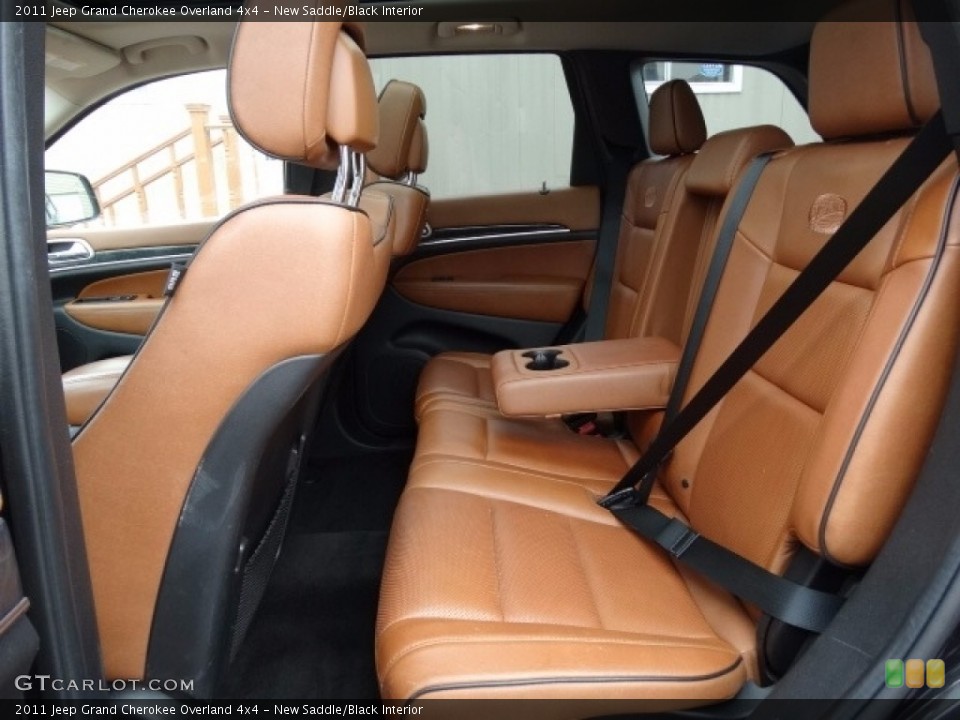 New Saddle/Black Interior Rear Seat for the 2011 Jeep Grand Cherokee Overland 4x4 #120117450