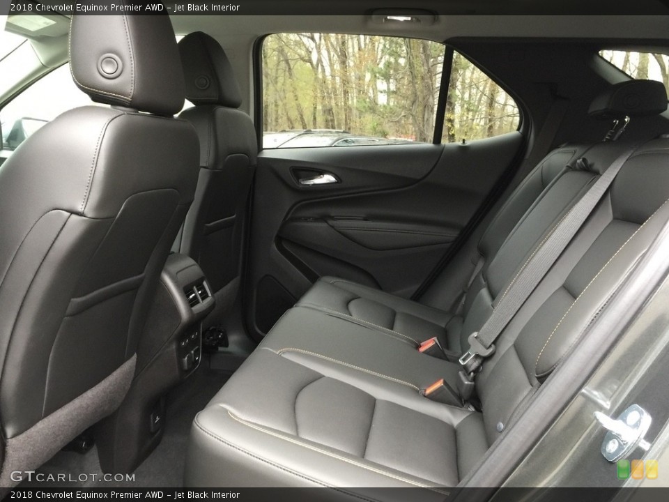 Jet Black Interior Rear Seat for the 2018 Chevrolet Equinox Premier AWD #120117732