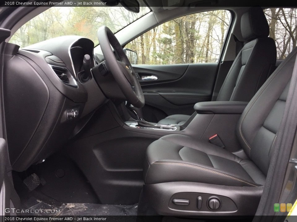 Jet Black Interior Photo for the 2018 Chevrolet Equinox Premier AWD #120117780
