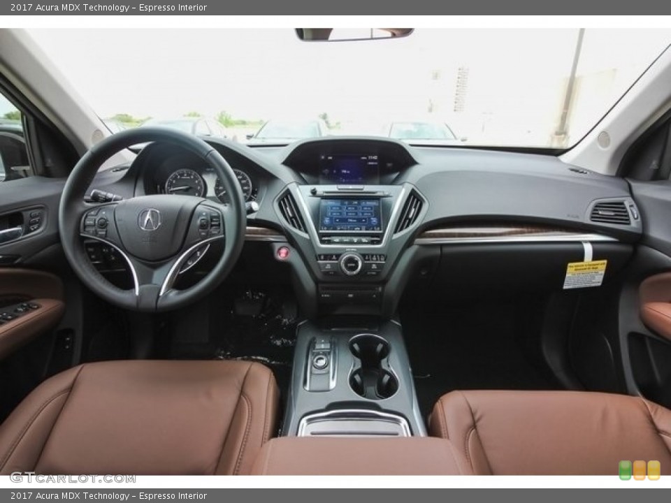 Espresso Interior Photo for the 2017 Acura MDX Technology #120120114