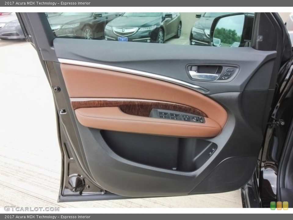 Espresso Interior Door Panel for the 2017 Acura MDX Technology #120120156
