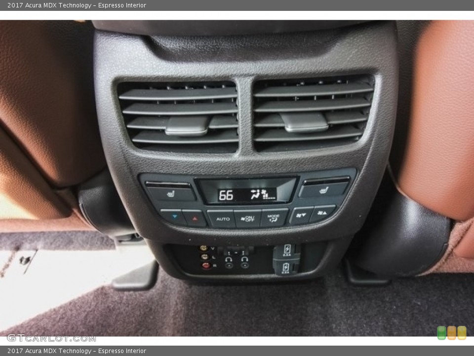 Espresso Interior Controls for the 2017 Acura MDX Technology #120120378