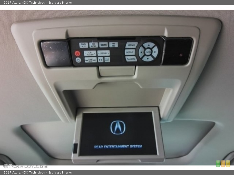 Espresso Interior Entertainment System for the 2017 Acura MDX Technology #120120387