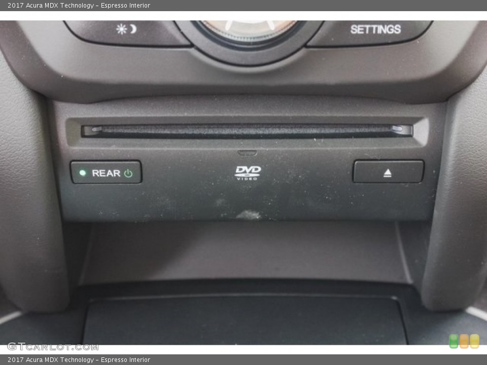 Espresso Interior Controls for the 2017 Acura MDX Technology #120120493