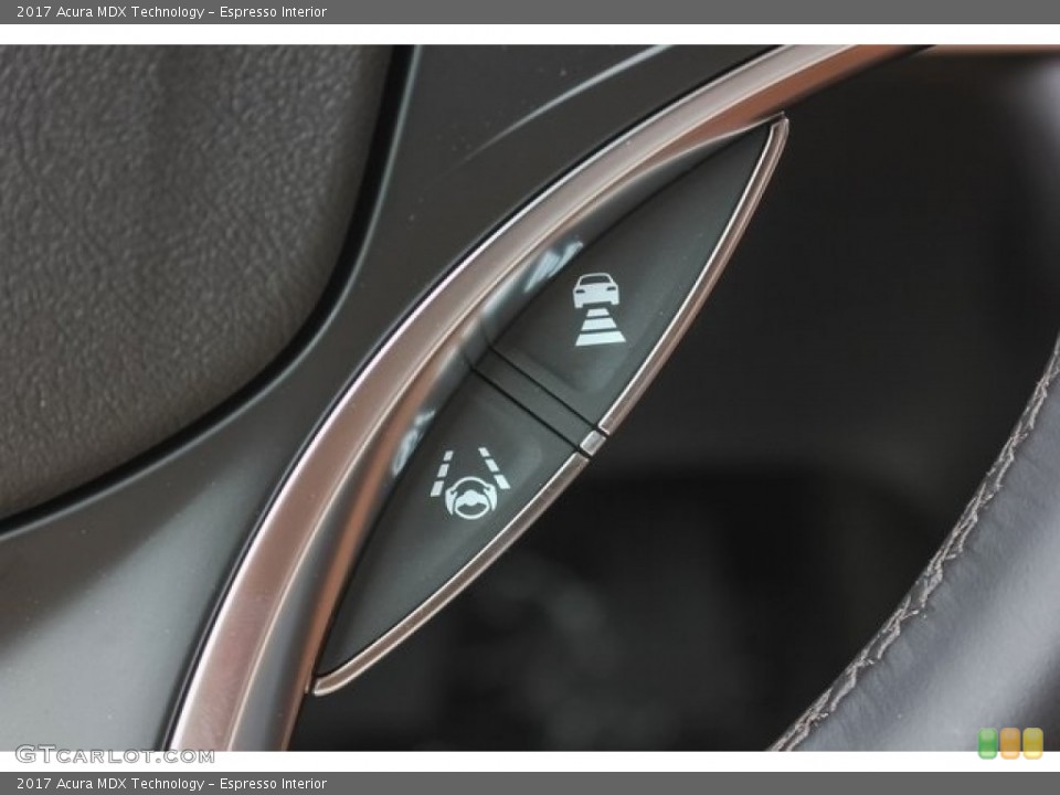 Espresso Interior Controls for the 2017 Acura MDX Technology #120120648