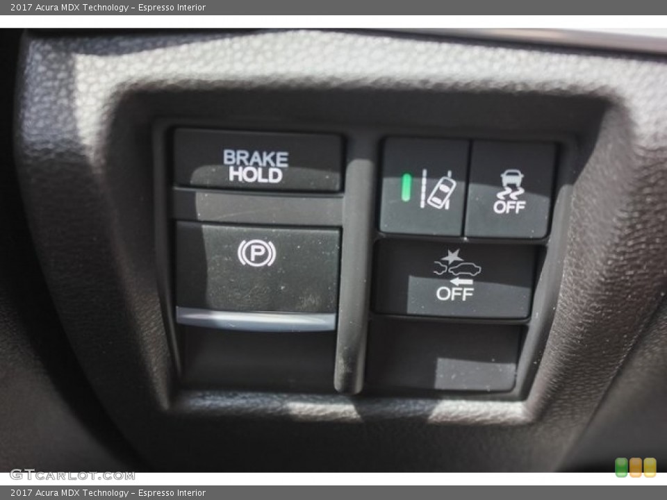 Espresso Interior Controls for the 2017 Acura MDX Technology #120120663