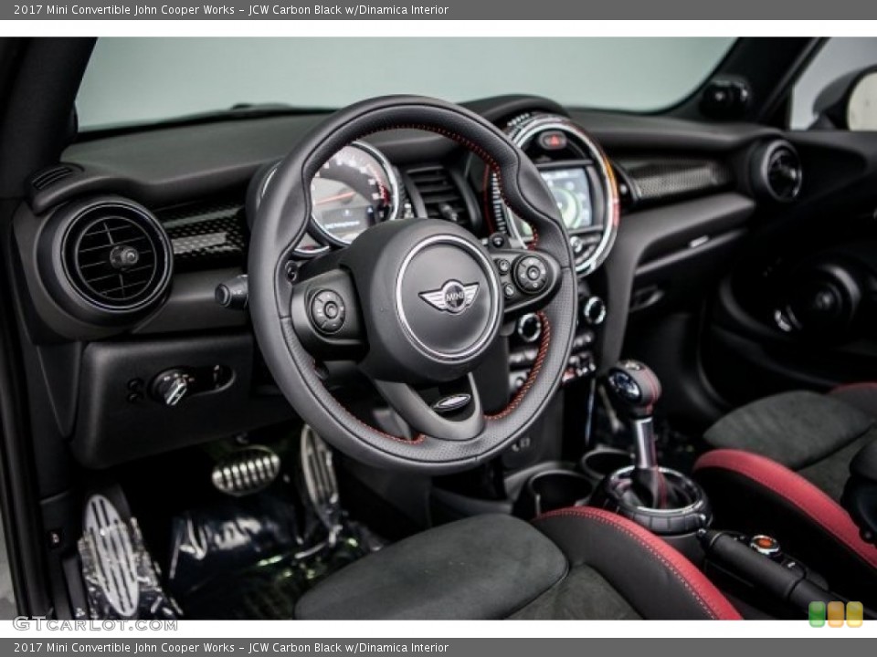 JCW Carbon Black w/Dinamica Interior Dashboard for the 2017 Mini Convertible John Cooper Works #120126254