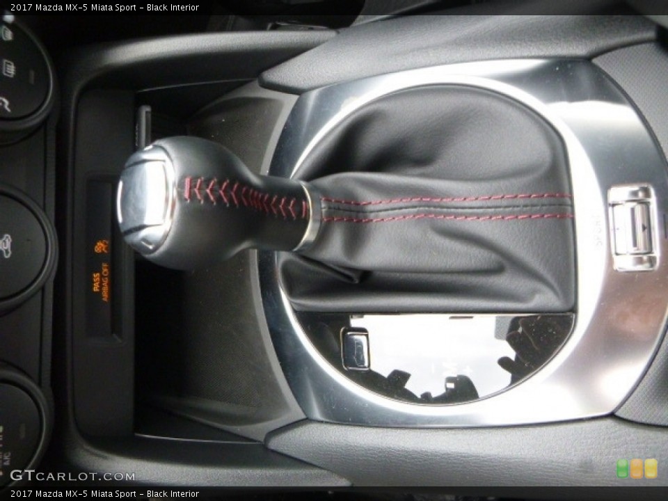 Black Interior Transmission for the 2017 Mazda MX-5 Miata Sport #120127241
