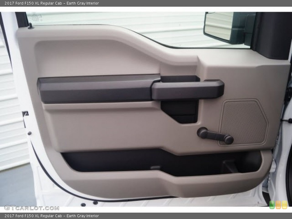 Earth Gray Interior Door Panel for the 2017 Ford F150 XL Regular Cab #120134018