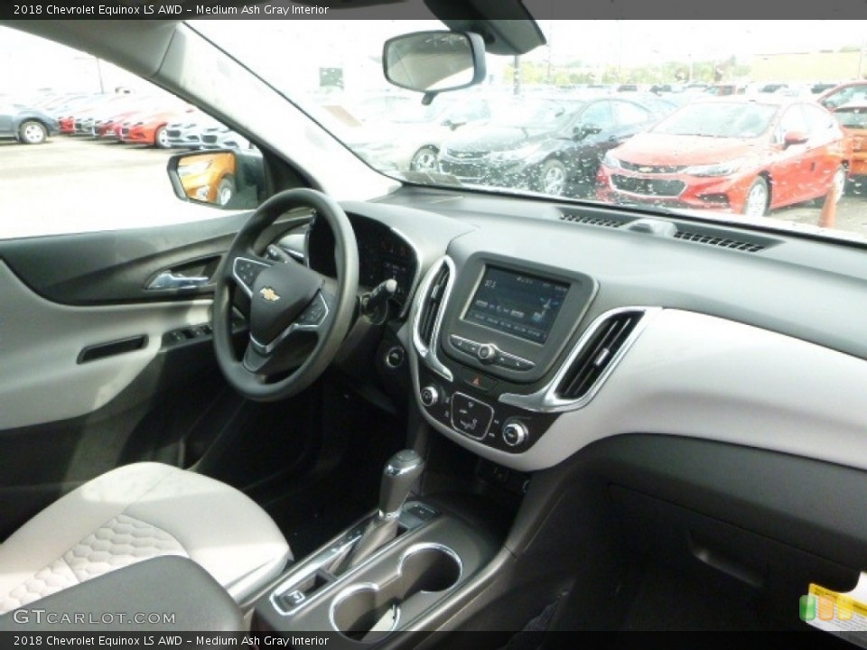 Medium Ash Gray Interior Dashboard for the 2018 Chevrolet Equinox LS AWD #120135018